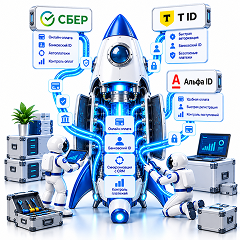 СБЕР, Т-ID, альфа ID